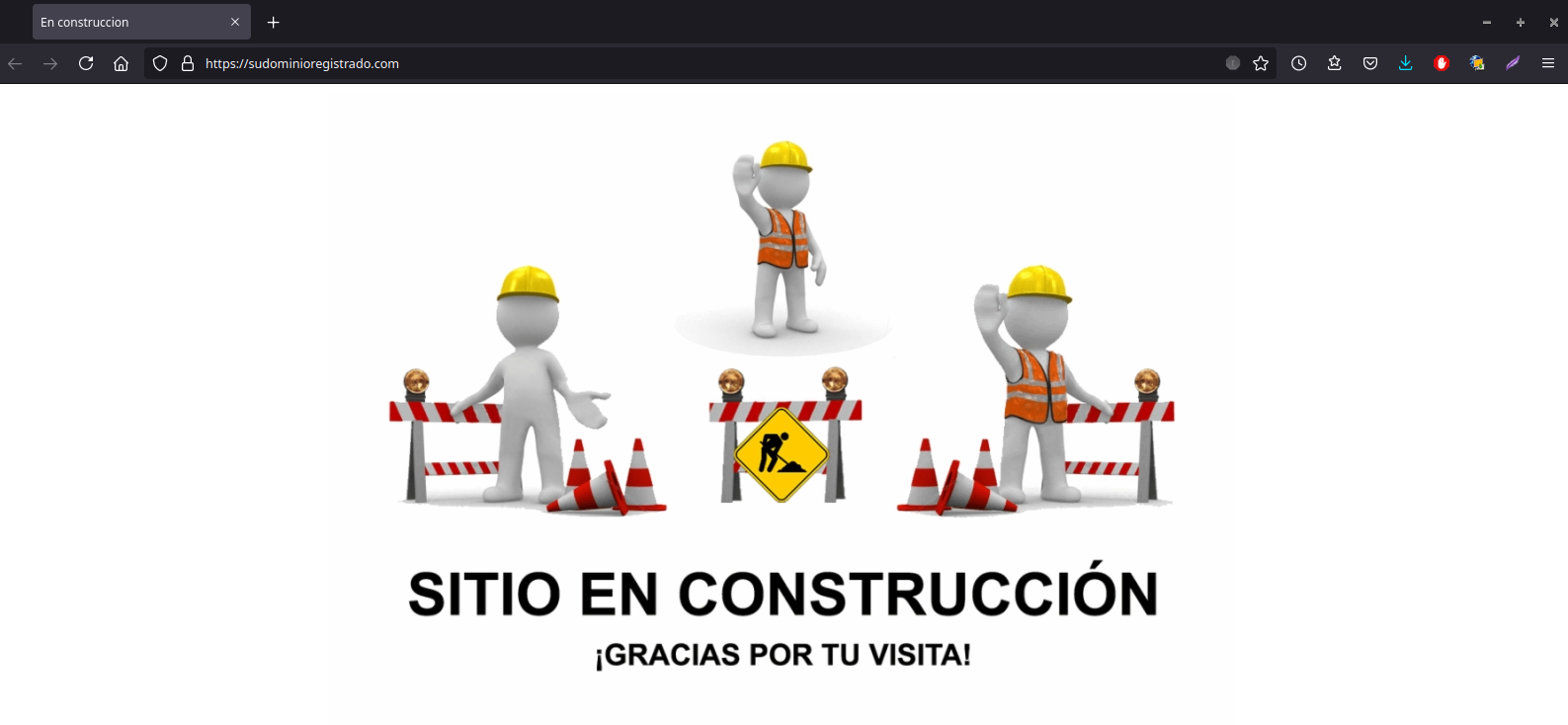 Señal de construcción